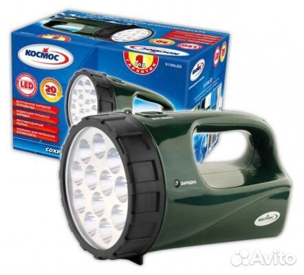 Фонарь аккумуляторный космос-9199, 13085