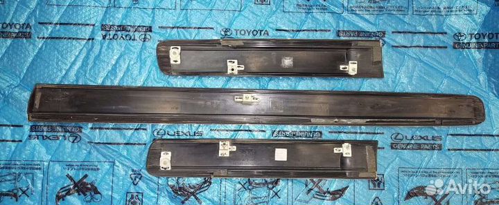 Молдинги Лексус Gx 460 светло-серые оригинал