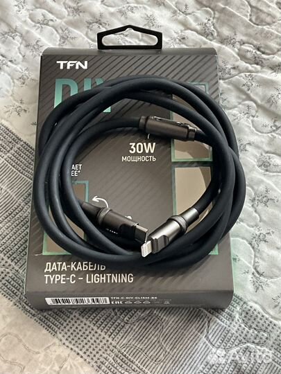 Кабель Lightning TFN TFN-C-DIY-CL15M-BK