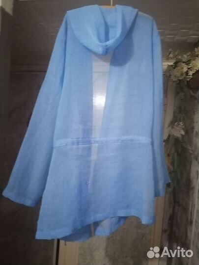 Накидка шифон, жатка с капюшоном