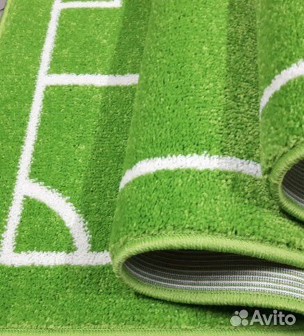 Ковер Funky Top green с футбольным мячом 233*157