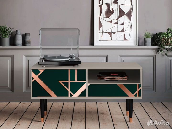 Тв-тумба T3 - Сатин - Emerald Gats