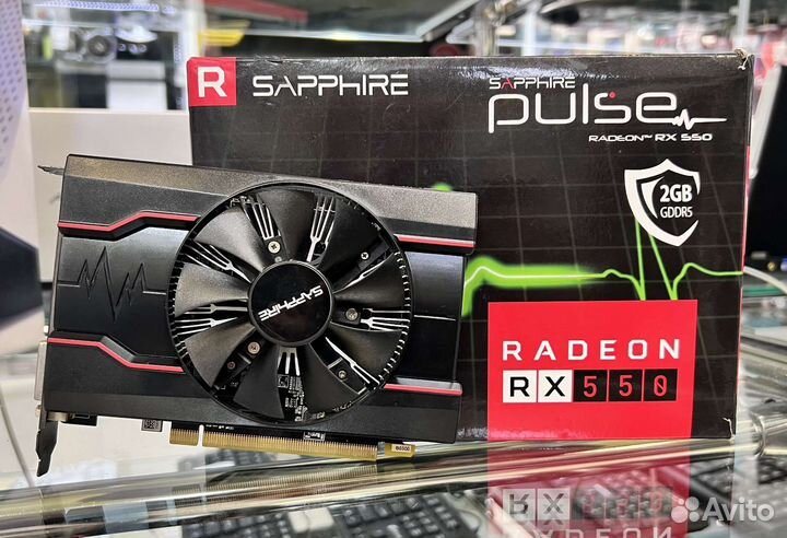 Видеокарта sapphire Radeon RX 550 2GB/Гарантия