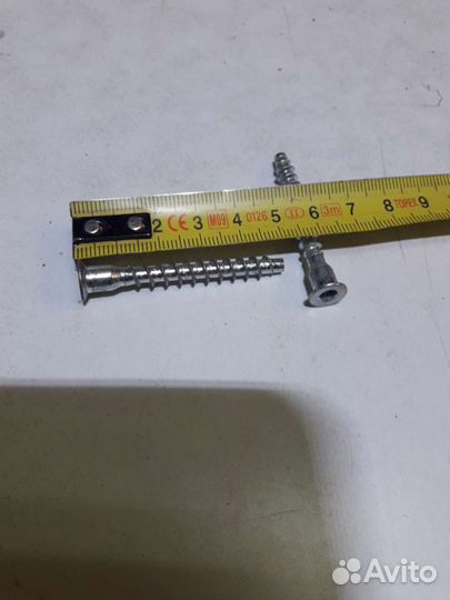 Евровинт мебельный конфирмат оцинкованный