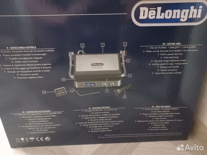 Электрогриль delonghi