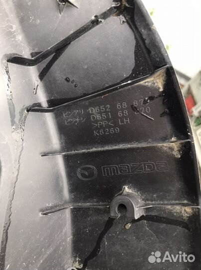 Обшивка багажника Mazda 2 2007-2013