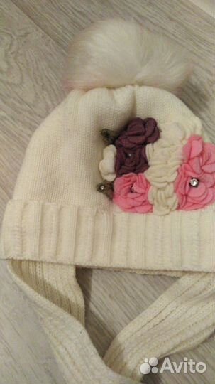 Шапка зимняя на ситепоне 2-4 года