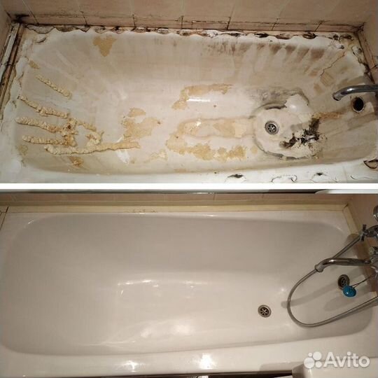 Реставрация ванн жидким акрилом