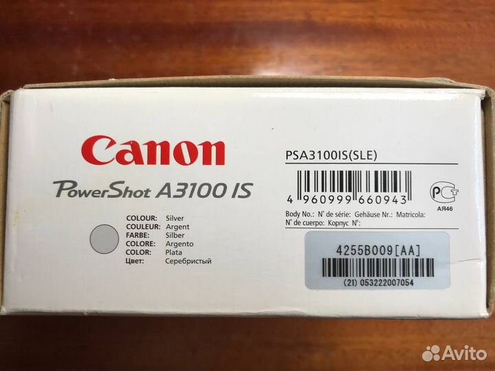 Фотоаппарат Canon A3100 IS