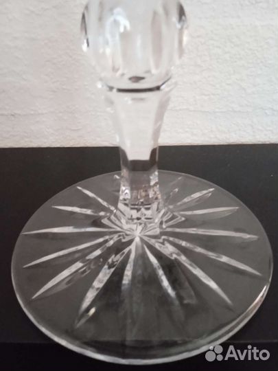 Хрустальная конфетница на ножке