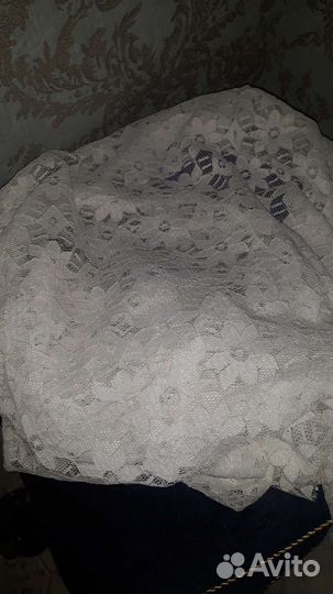 Кружево, тюль СССР отрез 9м можно по метрам