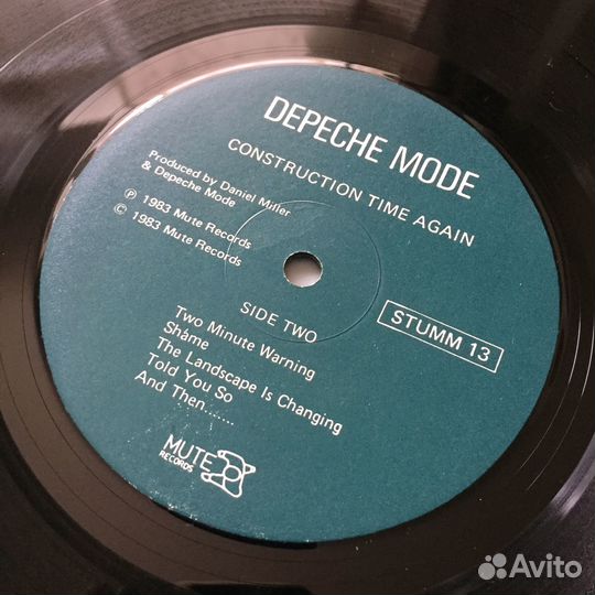 LP Depeche Mode - Construction Time Again, Rare HK