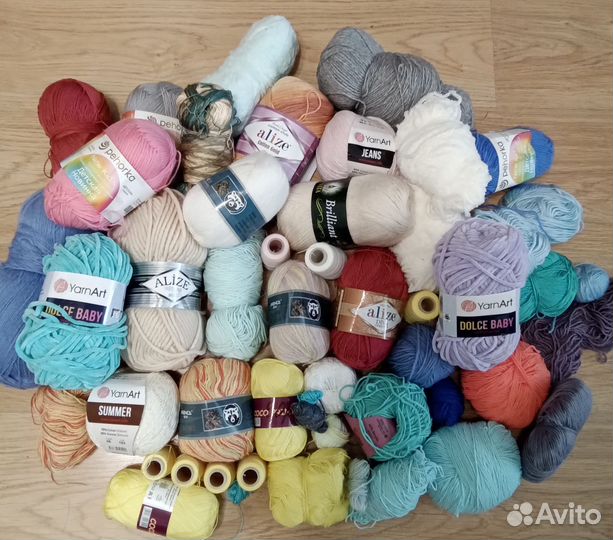 Пряжа для вязания пакетом