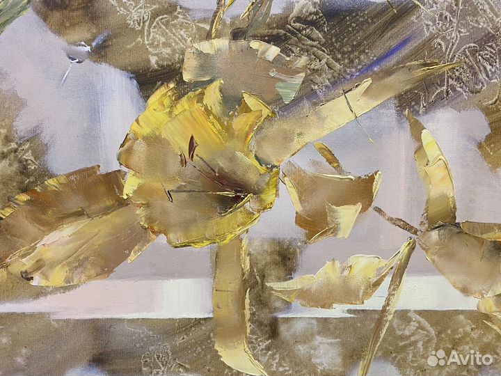 Интерьерная картина маслом на холсте