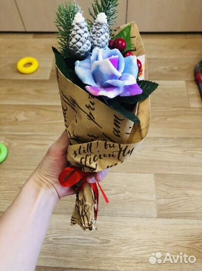 Букет из мыла ручной работы