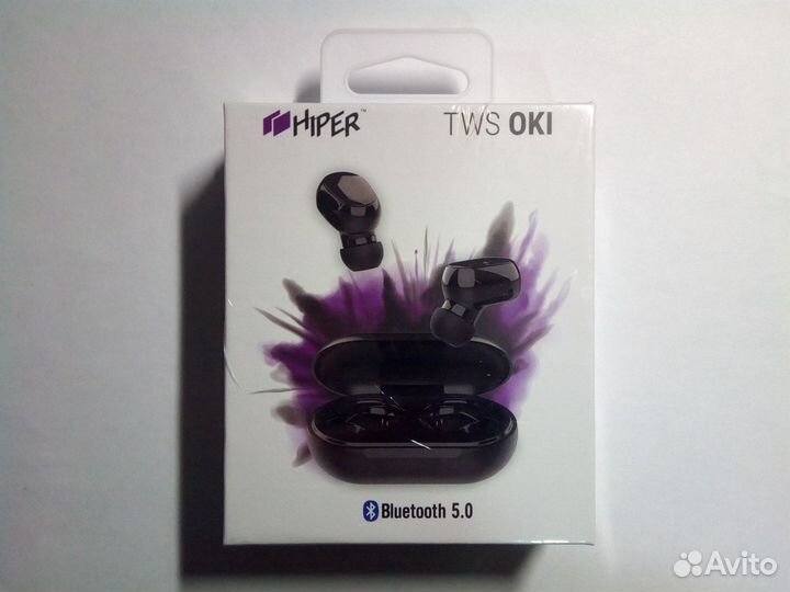 Bluetooth-наушники Hiper TWS OKI новые