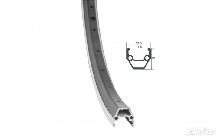 Обод 26' hlqc-02AB 14Gх36Н алюминиевый