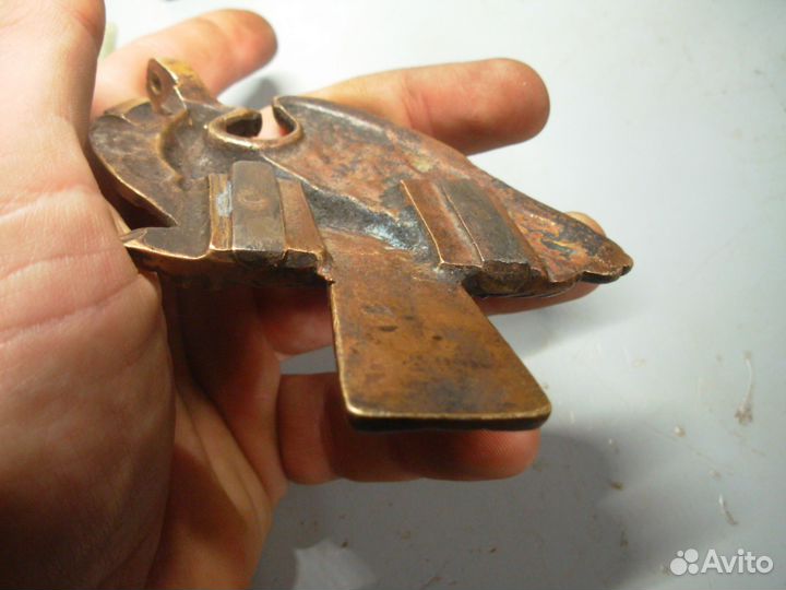 Подвес барабана Орел Бронза Германия 1914-1918 год