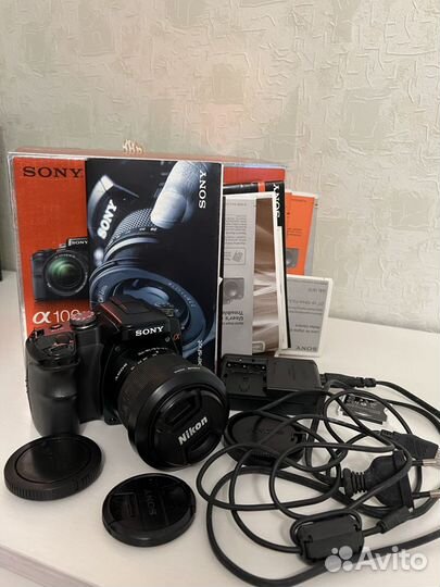 Sony Alpha 100 dslr-A100K Зеркалка