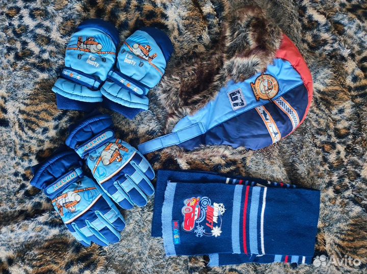 Пакет шапка, варежки, перчатки, шарф Кроха Дисней