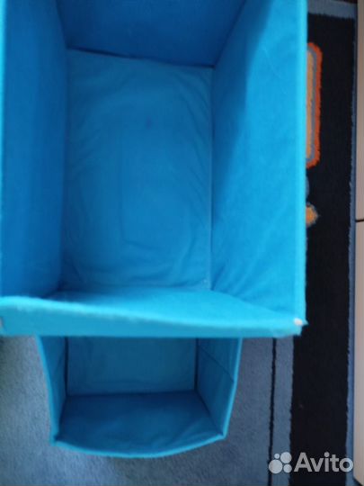 Складной ящик-пуф для игрушек