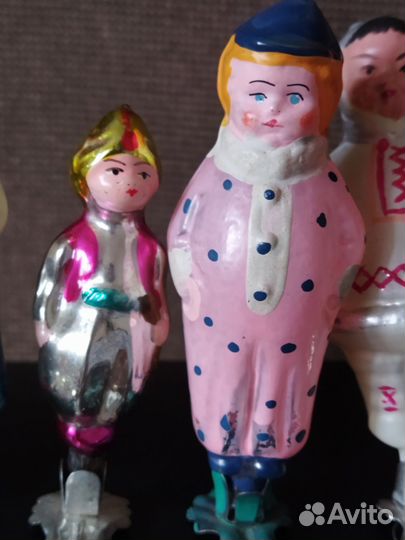 Елочные игрушки СССР на прищепке