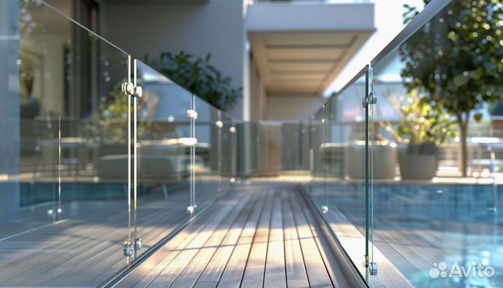 Стеклянное ограждение
