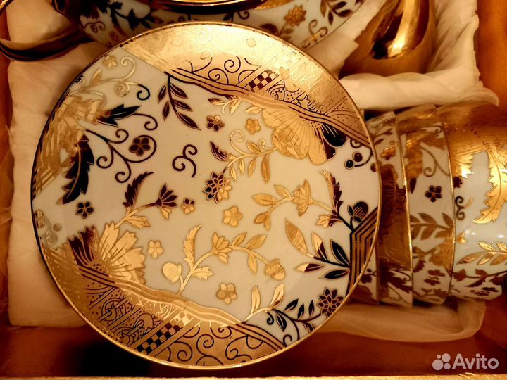 Набор супница с пиалами и блюдцами на 6 персон