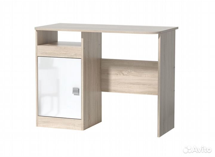 Стол письменный Галактика Белый глянец