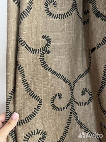 Шторы IKEA лен бархат