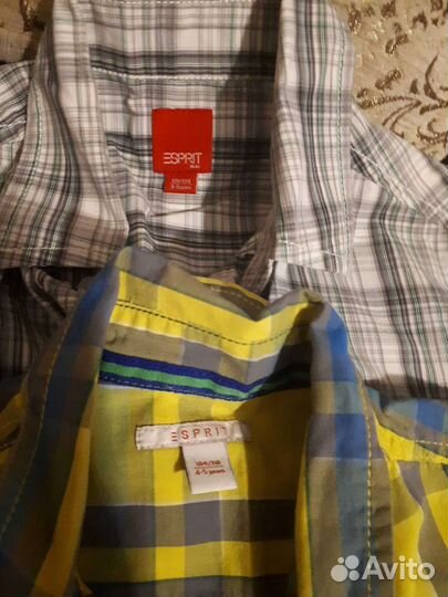 Рубашки в ас на 10-8 лет и 6-4