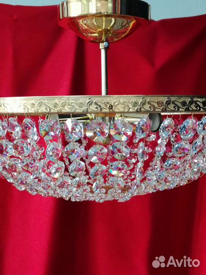 Люстра хрустальная Чехословакия Preciosa