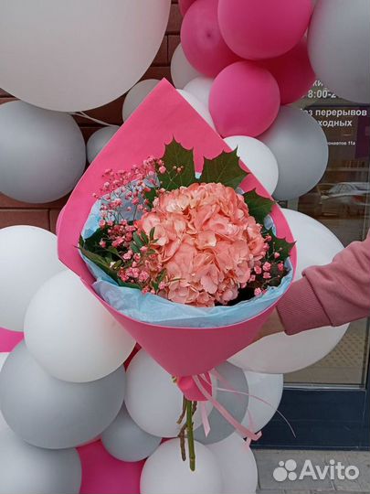 Букет гортензий