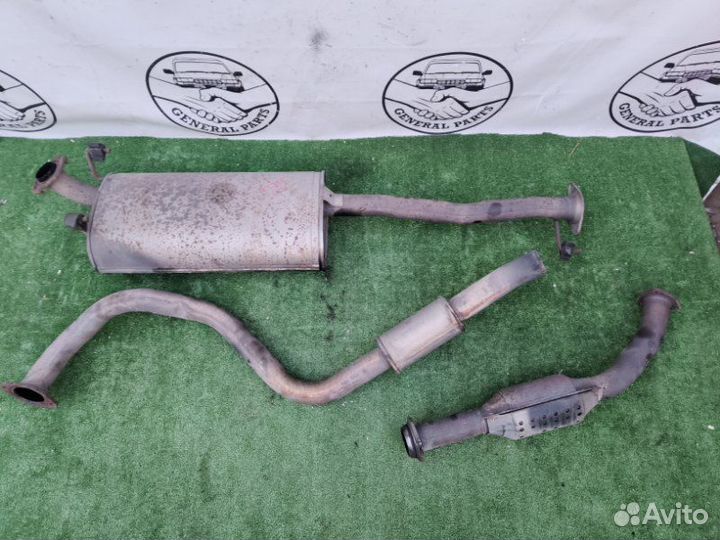 Глушитель в сборе Toyota Land Cruiser Prado KZJ95