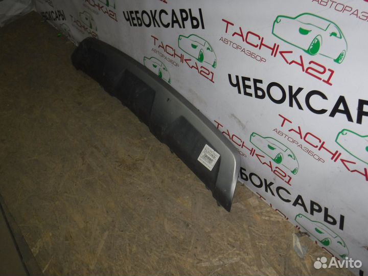 Юбка заднего бампера hyundai Grand Santa Fe 12-16