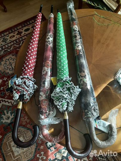 Зонт-трость женский новый