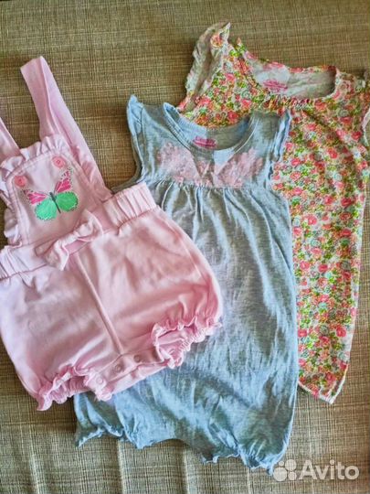 Вещи пакетом на девочку 68- 74