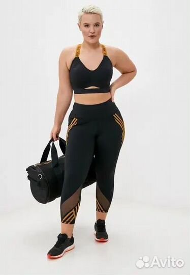 Тайтсы adidas Ivy Park 3-Stripes Tights Black