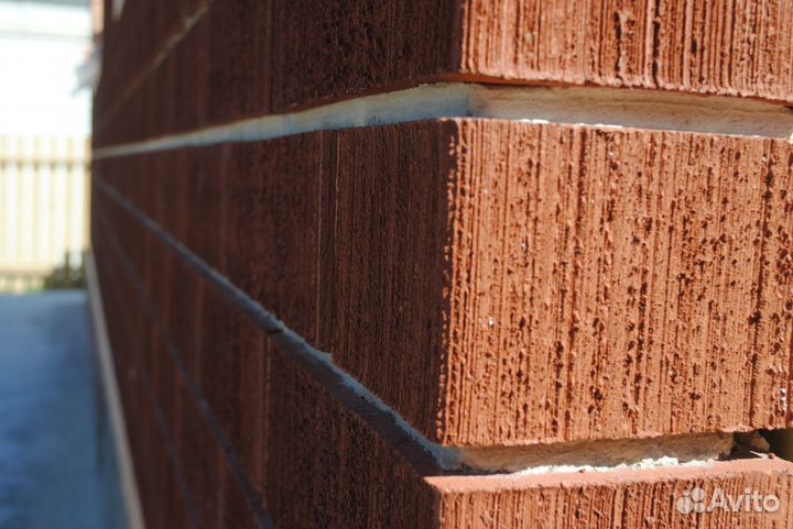 Лицевой кирпич Красный Велюр ГОСТ