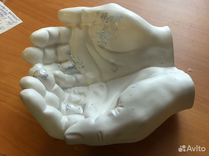 Гипсовое кашпо