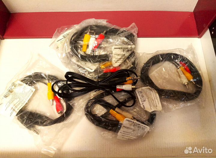 Кабель тюльпан джек 3.5 мм