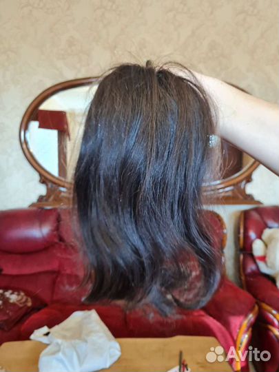 Шиньон из натуральных волос