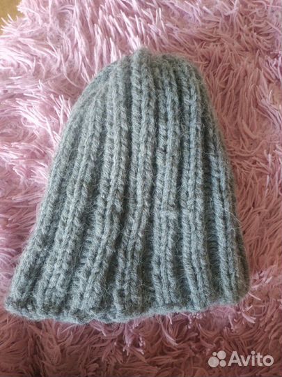Шапка вязаная ручной работы новая