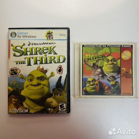Компьютерные игры Shrek 2, Shrek The Third на пк