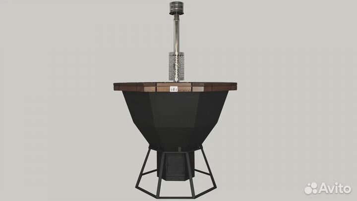 Банный чан с подогревом