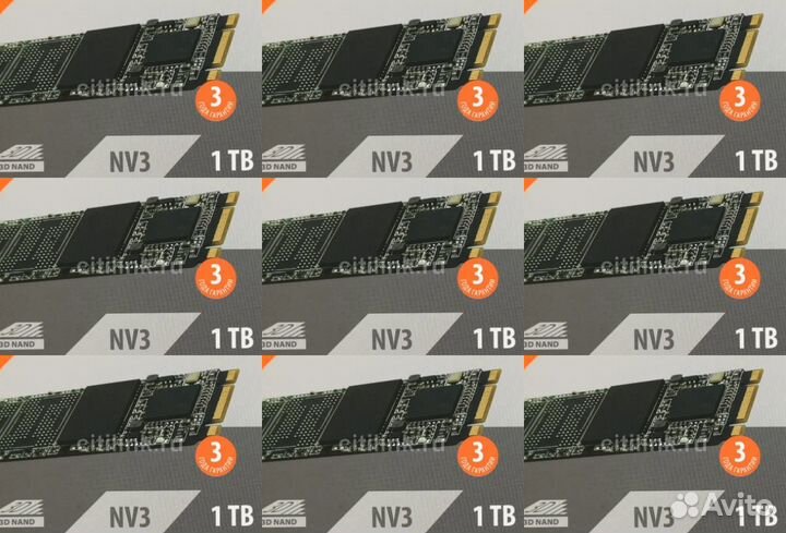 SSD накопитель Sunwind NV3 M.2 2280 1 тб (Новый)