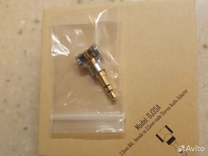 Переходник ddhifi DJ35A (2.5 мм к 3.5 мм)