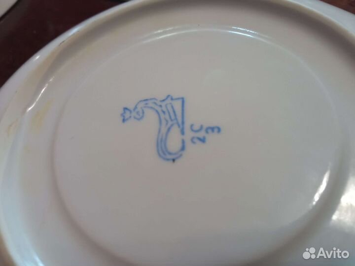 Тарелки и блюдца разных размеров,Дулево,лфз,Корея