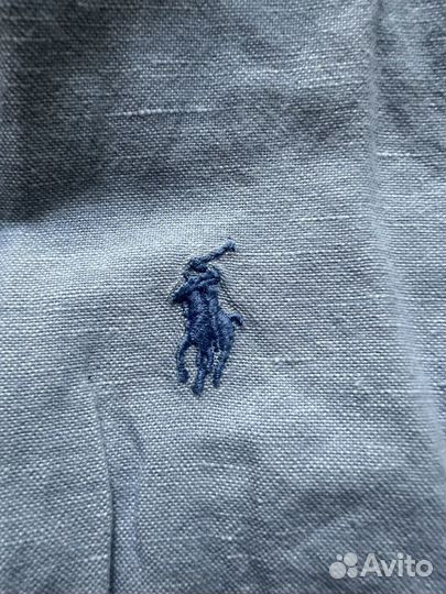 Polo Ralph lauren рубашка льняная