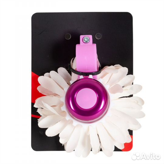 Звонок STG 24AH, в виде цветка,розовый